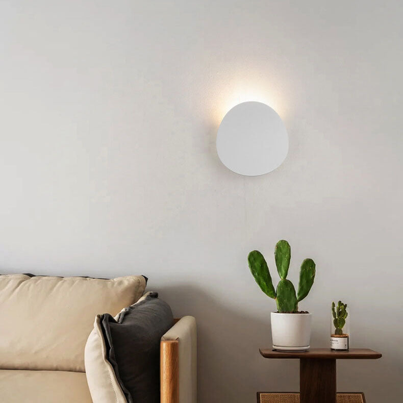 Modern Round LED Wall Sconce Lamp 1-Light Lasson Living
