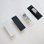 Modern Slim Rectangular LED Outdoor Wall Sconce Lamp 2-Light Lasson Living