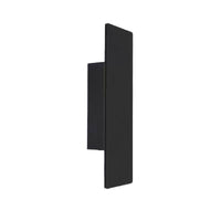 Modern Slim Rectangular LED Outdoor Wall Sconce Lamp 2-Light Lasson Living