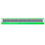 Modern Strip Solar LED Outdoor Wall Light 1-Light Lasson Living