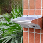Modern Trapezoid Solar LED Wall Sconce 1-Light Lasson Living