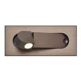 Modern Recessed Rectangular Adjustable LED Wall Sconce 1-Light Lasson Living