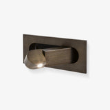Modern Recessed Rectangular Adjustable LED Wall Sconce 1-Light Lasson Living
