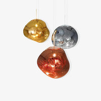 Modern Lava Glass Dome Pendant Light 1-Light Lasson Living