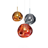 Modern Lava Glass Dome Pendant Light 1-Light Lasson Living