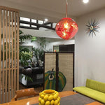 Modern Lava Glass Dome Pendant Light 1-Light Lasson Living