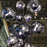 Modern Lava Glass Dome Pendant Light 1-Light Lasson Living
