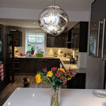 Modern Lava Glass Dome Pendant Light 1-Light Lasson Living