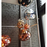 Modern Lava Glass Dome Pendant Light 1-Light Lasson Living