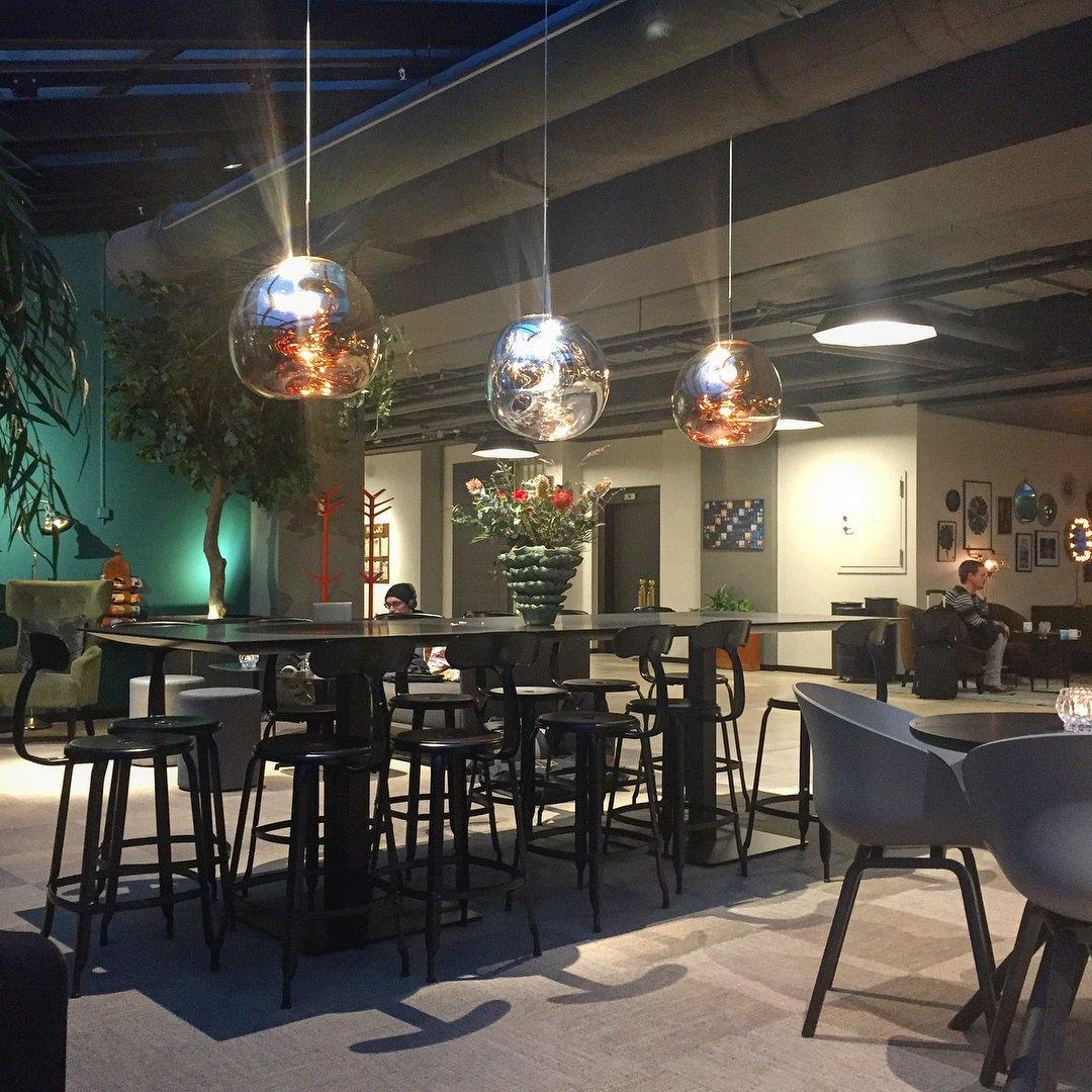 Modern Lava Glass Dome Pendant Light 1-Light Lasson Living