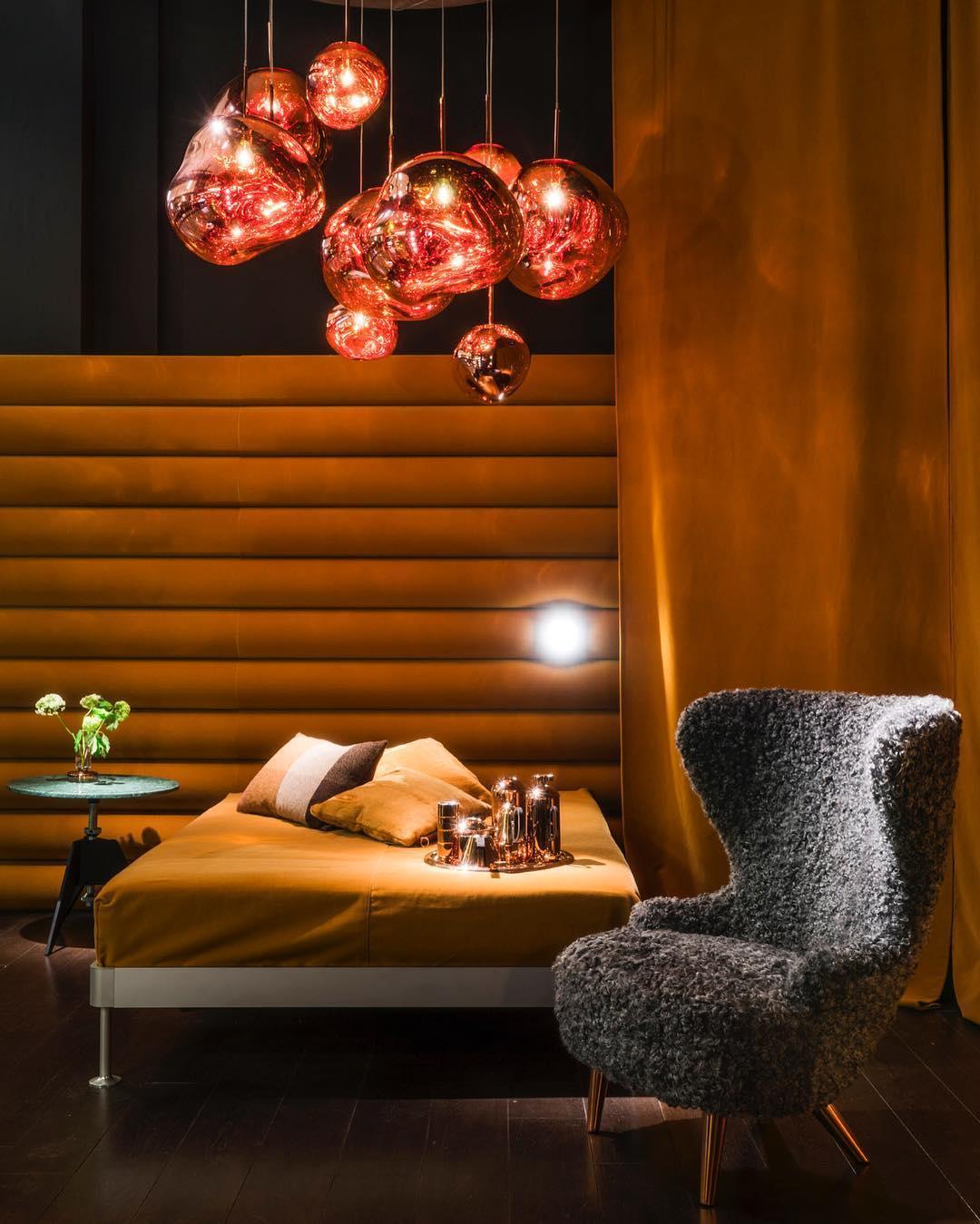 Modern Lava Glass Dome Pendant Light 1-Light Lasson Living