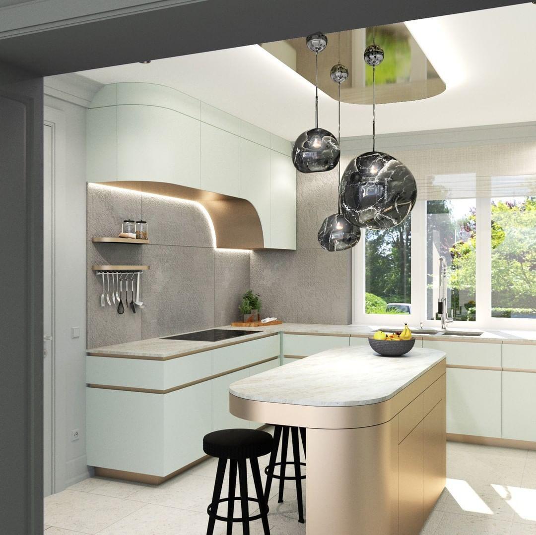 Modern Lava Glass Dome Pendant Light 1-Light Lasson Living