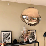 Modern Lava Glass Dome Pendant Light 1-Light Lasson Living