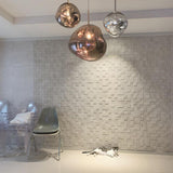 Modern Lava Glass Dome Pendant Light 1-Light Lasson Living