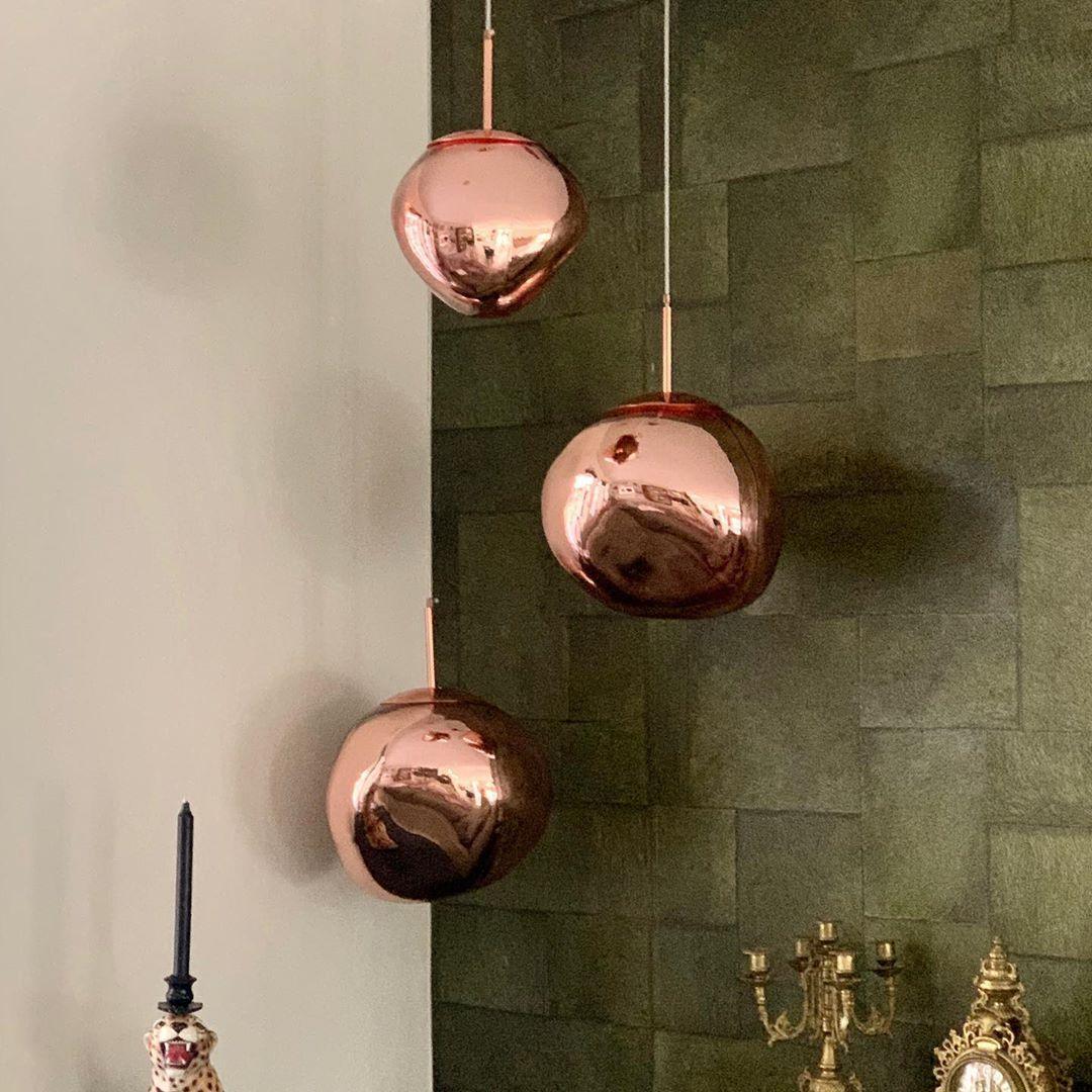 Modern Lava Glass Dome Pendant Light 1-Light Lasson Living