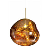 Modern Lava Glass Dome Pendant Light 1-Light Lasson Living