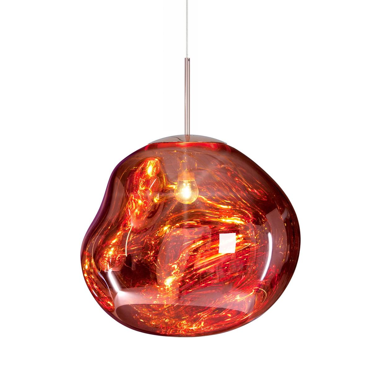 Modern Lava Glass Dome Pendant Light 1-Light Lasson Living