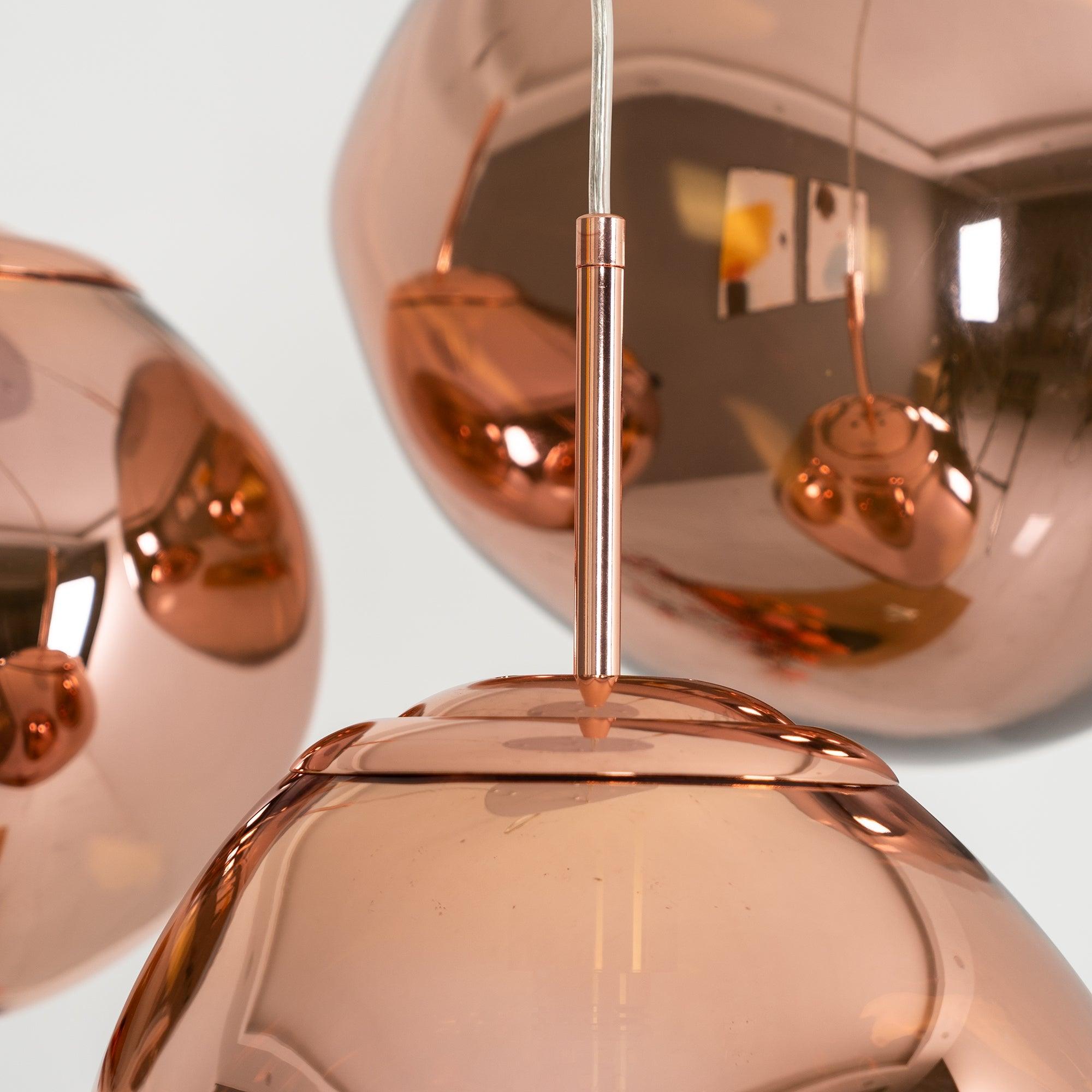 Modern Lava Glass Dome Pendant Light 1-Light Lasson Living