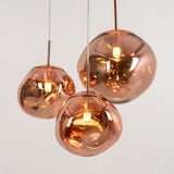 Modern Lava Glass Dome Pendant Light 1-Light Lasson Living