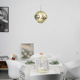 Modern Lava Glass Dome Pendant Light 1-Light Lasson Living