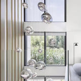 Modern Lava Glass Dome Pendant Light 1-Light Lasson Living