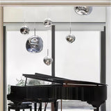 Modern Lava Glass Dome Pendant Light 1-Light Lasson Living