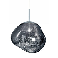 Modern Lava Glass Dome Pendant Light 1-Light Lasson Living
