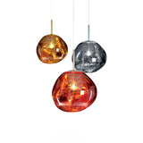 Modern Lava Glass Dome Pendant Light 1-Light Lasson Living