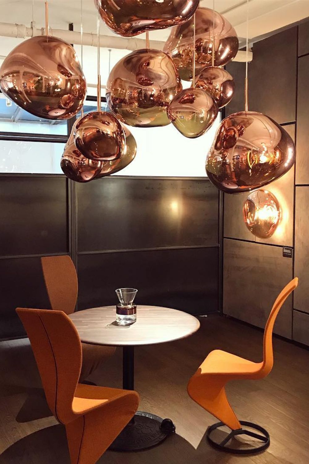 Modern Lava Glass Dome Pendant Light 1-Light Lasson Living