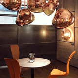 Modern Lava Glass Dome Pendant Light 1-Light Lasson Living