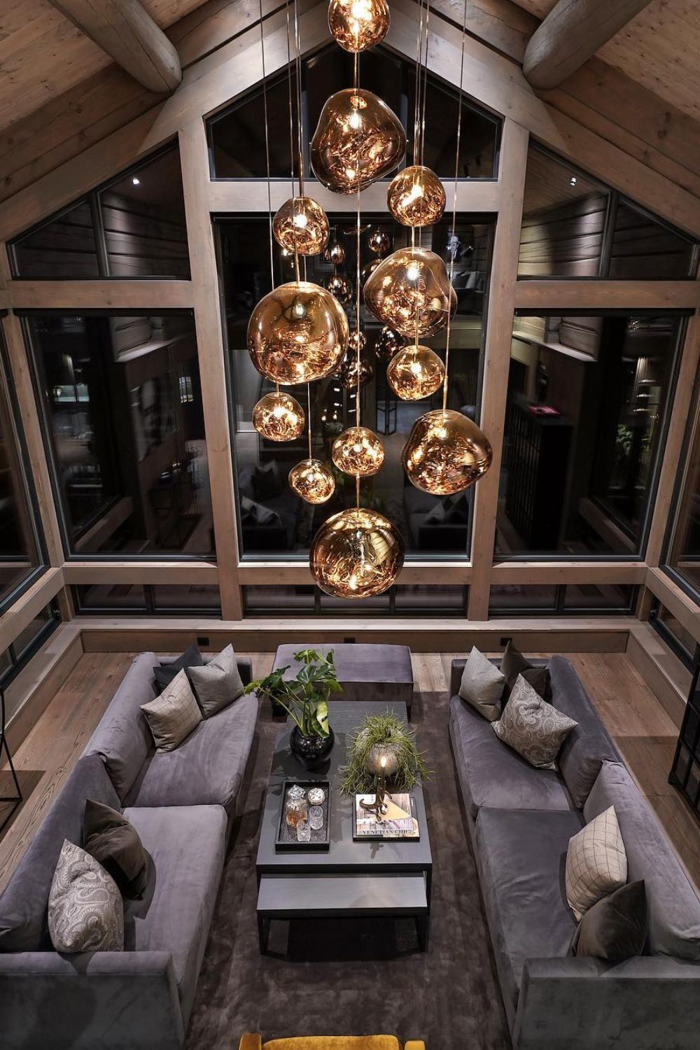 Modern Lava Glass Dome Pendant Light 1-Light Lasson Living
