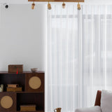 Japanese Wooden Adjustable LED Spotlight 1-Light Lasson Living
