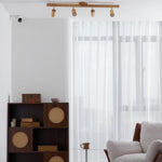 Japanese Wooden Adjustable LED Spotlight 1-Light Lasson Living