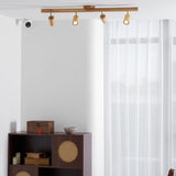 Japanese Wooden Adjustable LED Spotlight 1-Light Lasson Living