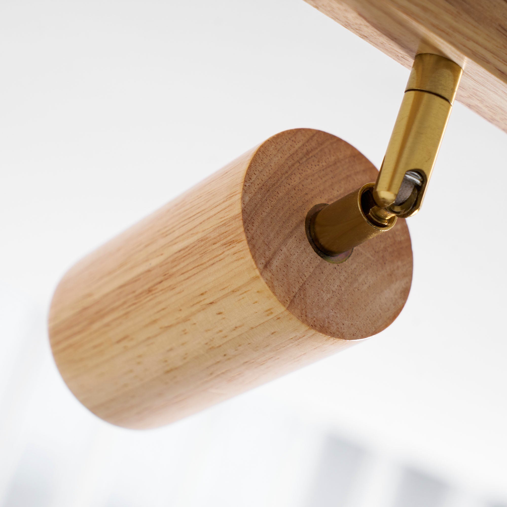 Japanese Wooden Adjustable LED Spotlight 1-Light Lasson Living