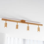 Japanese Wooden Adjustable LED Spotlight 1-Light Lasson Living