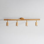 Japanese Wooden Adjustable LED Spotlight 1-Light Lasson Living