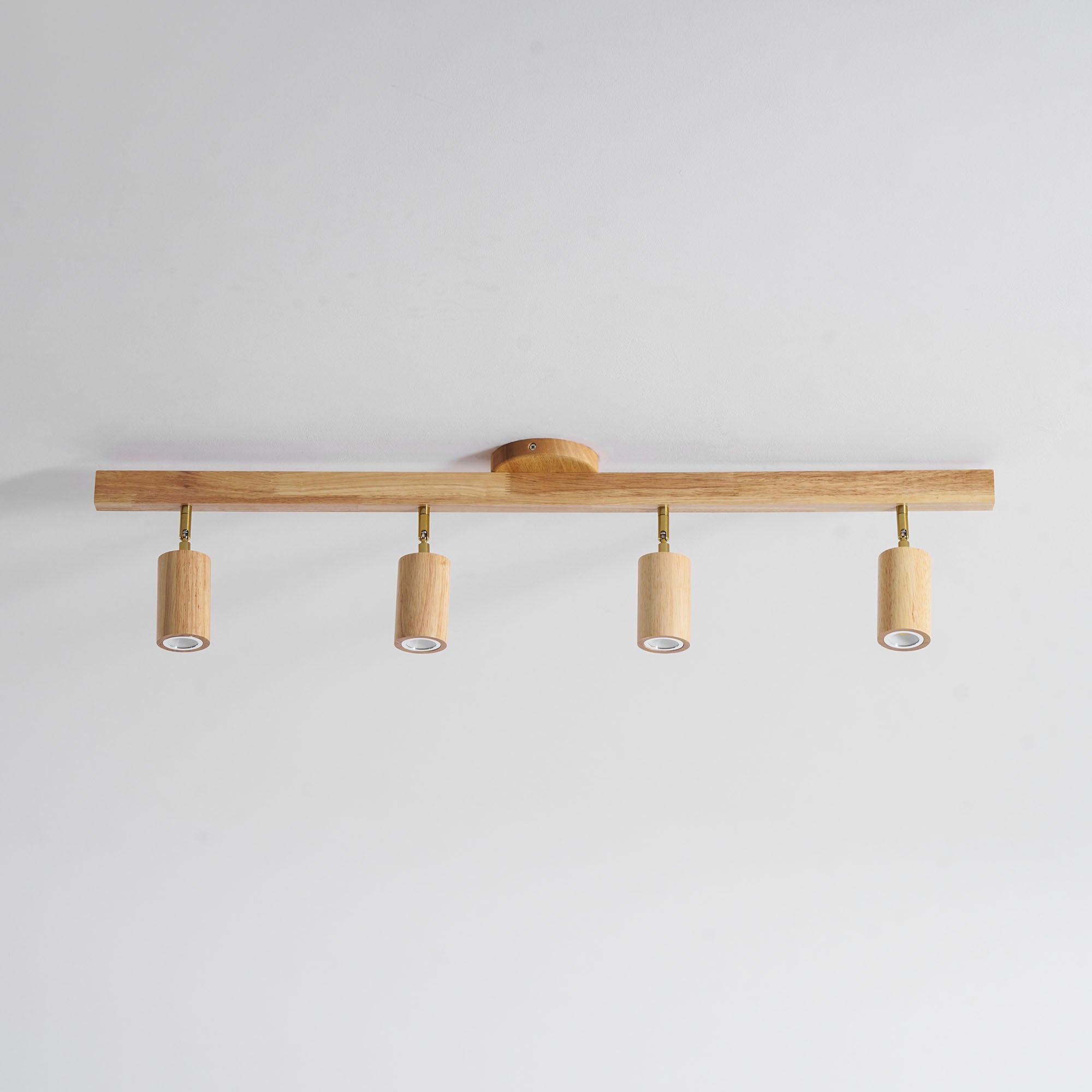 Japanese Wooden Adjustable LED Spotlight 1-Light Lasson Living