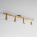 Japanese Wooden Adjustable LED Spotlight 1-Light Lasson Living
