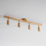 Japanese Wooden Adjustable LED Spotlight 1-Light Lasson Living