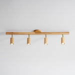 Japanese Wooden Adjustable LED Spotlight 1-Light Lasson Living