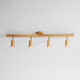 Japanese Wooden Adjustable LED Spotlight 1-Light Lasson Living