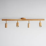 Japanese Wooden Adjustable LED Spotlight 1-Light Lasson Living
