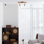 Japanese Wooden Adjustable LED Spotlight 1-Light Lasson Living