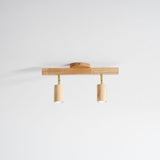 Japanese Wooden Adjustable LED Spotlight 1-Light Lasson Living