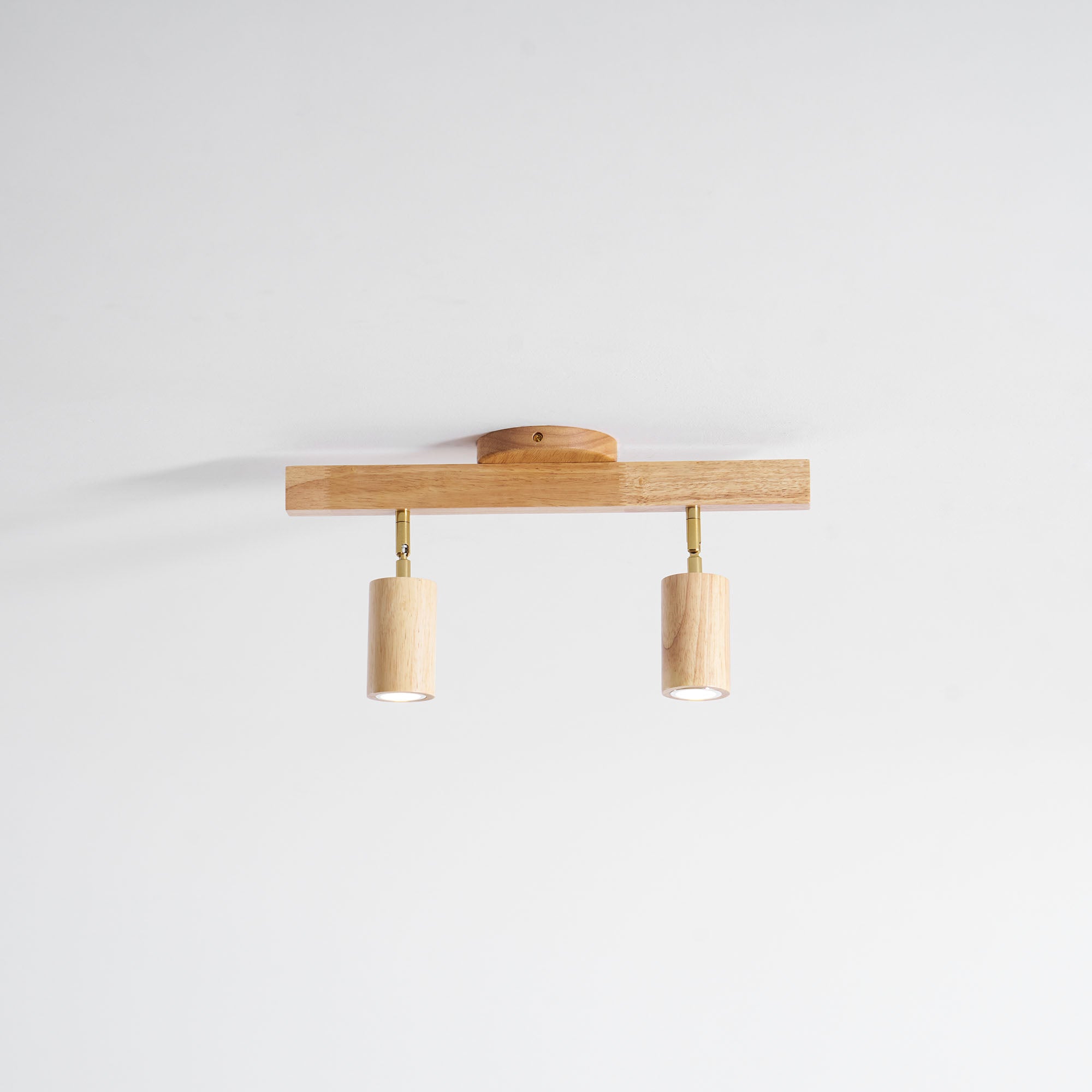 Japanese Wooden Adjustable LED Spotlight 1-Light Lasson Living