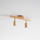 Japanese Wooden Adjustable LED Spotlight 1-Light Lasson Living