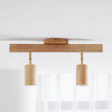 Japanese Wooden Adjustable LED Spotlight 1-Light Lasson Living