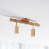 Japanese Wooden Adjustable LED Spotlight 1-Light Lasson Living