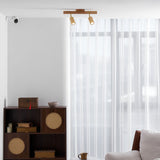 Japanese Wooden Adjustable LED Spotlight 1-Light Lasson Living